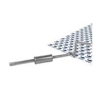 ASMET Silencieux intermédiaire Silencieux Intermédiaire 10.115 pour DACIA