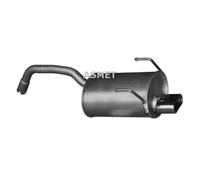 ASMET Silencieux pour Fiat 500 C 1.2 1.1