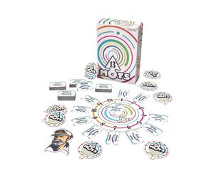 Asmodee 13 MOTS - Jeu de Société Familial CTG13M01FR, 2-8 joueurs, 8 ans et plus, Durée 20 min, Multicolore, Français, Avertissement de sécurité.