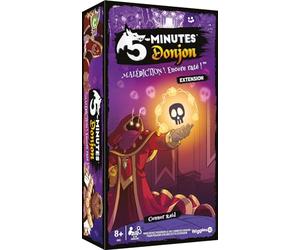 Asmodee 5 Minutes Donjon - Extension : Malédiction ! Encore raté ! | Jeu coopératif - Jeu Adulte et Enfant à partir de 8 Ans - Version Française - Asmodee Wiggles 3D