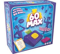 Asmodee - 60 Max - Jeu coopératif pour la Famille à partir de 8 Ans, Faire deviner des Mots avec des mimes ou descriptions, Jeu de société en équipe pour 4 à 8 Joueurs, 30 Minutes, Version française