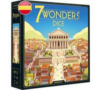 Asmodee 7 Wonders Dice Jeu de société Roll & Write - Jeu stratégique et Rapide pour 2 à 7 Joueurs à partir de 10 Ans - 25 Min - Espagnol