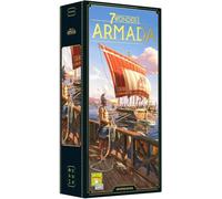 Asmodee - 7 Wonders - Extension Armada - Jeu de Société de Stratégie pour Adultes et Enfants dès 10 Ans - Diriger Une Flotte de Navires - 3 à 7 Joueurs - 30 Min - en Français - Repos Production