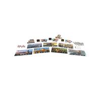 Asmodee 7 Wonders REP7W01FR : Jeu de Société, 3-7 joueurs, 10+ ans, Durée 30min, Multicolore, Inclut 7 plateaux Merveille et jetons