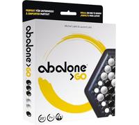 Asmodee - Abalone GO - Jeu de Société pour Adultes & Enfants dès 7 Ans - Jeu de Stratégie pour 2 Joueurs - Poussez Dehors Les Billes de l'Adversaire - Format Voyage - 20 Min - Version Française