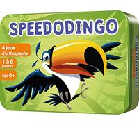 Cocktail Games – Jeu de société Speedodingo CP/CE2 – Dès 6 ans, 4 jeux d'orthographe