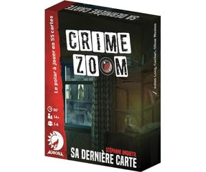 Asmodee Aurora Crime Zoom : Sa Dernière Carte - Jeux de société - Jeux d'enquêtes - Jeux d'observation - A partir de 14 Ans - 1 à 6 Joueurs - Version français