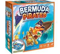 Asmodee - Bermuda Pirates - Jeux de Société pour Enfants dès 7 Ans - Jeu de Plateau Fun pour Jouer en Famille - Exerce Mémoire et Dextérité - 2 à 4 Joueurs - 20 Min - Version française - FoxMind