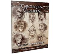 Asmodee Black Book Editions | Chroniques oubliées : Fantasy - Dossier de Personnage | Accessoire Jeu de rôle