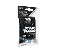 Asmodee Black - Protège-cartes GGS15064ML - Pack 60+1 transparent, taille Star Wars Unlimited