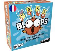 Asmodee - BLOOPS - Jeu de Cartes de Mémoire & Stratégie - Jeu d’Ambiance Famille et Enfants dès 8 Ans - Party Game Rapide & Fun pour Soirée - 10 Min - 2 à 5 Joueurs - Version Française