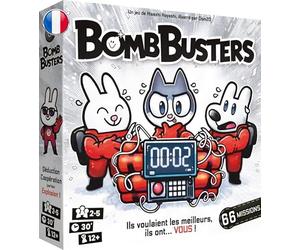 Asmodee - Bomb Busters | Jeu de Société Coopératif & Stratégique | 30 Min | Pour Adultes & Enfants dès 12 Ans | 66 Missions sous Tension | Désamorcer la Bombe en Équipe | 2 à 5 Joueurs |En Français