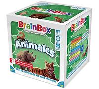 Asmodée Jeu de table BrainBox Animales en espagnol TGG13403