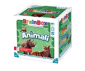 Asmodee - BrainBox: Animaux, Jeu pour Apprendre et Former l'esprit, 1+ Joueurs, 8+ Ans, Ed. en Italien