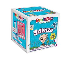 Asmodee - BrainBox: Science - Jeu pour Apprendre et Former l'esprit, 1+ Joueurs, 8+ Ans, Edition en Italien