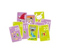 Asmodee Calculo Dingo - Jeu de cartes éducatif 2-4 joueurs, 5+ ans, 68 pièces, apprentissage additions/soustractions, carton multicolore, 92x27x94mm.