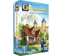 Asmodee - Carcassonne - Extension 1 : Auberges & Cathédrales - Hans im Glück - Jeu de société de stratégie - Dès 7 Ans - 2 à 6 Joueurs - 55 Min - Version Française