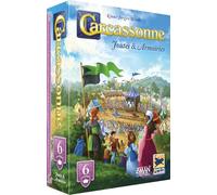 Asmodee - Carcassonne - Extension : Joutes & Armoiries - Hans im Glück - Jeu de société de stratégie - Dès 7 Ans - 2 à 6 Joueurs - 55 Min - Version Française