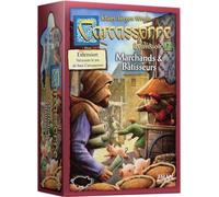 Asmodee - Carcassonne Extension : Marchands et Bâtisseurs - Extension de Jeu de stratégie - Nouveaux défis pour Votre Empire - Amélioration du Jeu de Base - Dès 10 Ans - 2 à 4 Joueurs - 30 Min