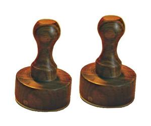 Asmodee Carrom Art | Le Shuffle Puck ou Air Hockey Mango - Set 2 frappeurs | Accessoire | À partir de 6 Ans | 2 Joueurs | 10 Minutes