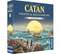 Asmodee - Catan : Pirates & Découvreurs - Kosmos - Jeux de société - Extension stratégique Refresh 2025 - Dès 12 Ans - 2 à 4 Joueurs - Version Française