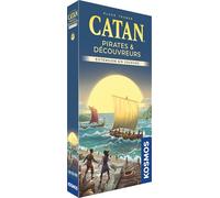 Asmodee - Catan : Pirates & Découvreurs - Kosmos - Jeux de société - Refresh Extension Jeu de stratégie 5 à 6 Joueurs - Famille/initié - Dès 12 Ans - Version Française