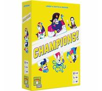 Asmodee - Champions! - Jeu d'Ambiance Adultes et Enfants dès 12 Ans - Votez pour Le Champion! - Jeu de Cartes Interactif & Créatif -Jeu de Société 3-8 Joueurs -30 Min -en Français - Repos Production