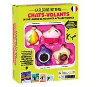 Asmodee - Chats-Volants Pack 4 Chats - Jeu de Société Fun Famille & Enfants dès 8 Ans - Lancer, Attraper & Relever des Défis Délirants - Jeu de Cartes 2+Joueurs - par Exploding Kittens - en Français