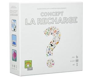 Asmodee - Concept : Extension La Recharge - Jeu de Devinettes | Pour Enfants dès 10 Ans - 990 Propositions Inédites - Jeu de Société 4 à 12 Joueurs - 40 Min - en Français - Repos Production