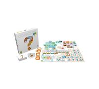 Asmodee Concept Kids Animaux - Jeu Coopératif Familial, 2-12 Joueurs, 4 ans+, Durée 20 min, 130 Pièces (Plateau, Cartes, Bagues), CONFR02