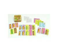 Asmodee Conjudingo CE1 : Jeu éducatif de conjugaison pour 2 à 6 joueurs, 7 ans et plus, 106 pièces en carton multicolore, verbes 2e et 3e groupe, 90x30x95mm
