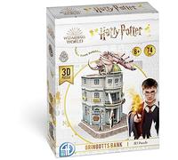 Asmodee CubicFun, Harry Potter Banque de Gringotts, Jeu de Construction, Puzzle 3D, 74 pièces, À partir de 8 Ans, 60 Minutes HPP51070