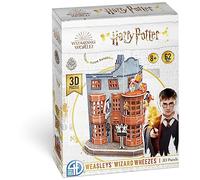 Asmodee - CUBICFUN : Harry Potter Boutique Weasley de Farces pour Sorciers Facétieux - Puzzle 3D pour Enfants dès 8 Ans - 62 pièces - Jeu de Construction en Papier Prédécoupé A Assembler