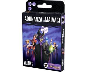Asmodee, Disney Villains : l'assemblée des méchants, Jeu de société de Bluff et de stratégie, 6-12 Joueurs, 10+ Ans, édition en Italien