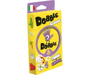 Asmodee: Dobble Classic Blister Eco, Version Mini, Jeu de Cartes Amusant pour Toute la Famille, 5 Mini Jeux, 2-8 Joueurs, 6+ Ans, édition en Italien