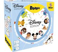 Asmodee - DOBBLE Disney - Jeu de Cartes Rapide et Amusant pour Enfants dès 6 Ans - Jeu d' Observation et Réflexes Famille - avec Héros Disney - 5 Mini Jeux - 2 à 8 Joueurs - Parties Courtes 15 Min