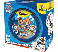 Asmodee Dobble Paw Patrol - Jeu de cartes familial amusant - Jeu d'observation rapide - 15 minutes de temps de jeu - 2 à 8 joueurs - À partir de 6 ans - Boîte en métal et 55 cartes