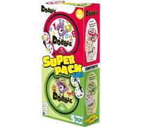 Asmodee Dobble Super Pack Kids (123 animaux) - Jeu de cartes familial à partir de 6 ans - 2 à 8 joueurs - Temps de jeu de 15 minutes