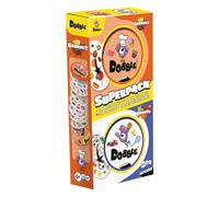 Asmodee - Dobble Superpack (Gourmet & Sports) - Jeu de de Carte - Jeu de Société Rapide et Amusant pour Toute la Famille - 15 Minutes de Jeu, 2-8 Joueurs, A partir de 6 Ans - Multilingue