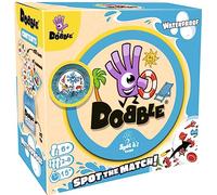 Asmodee , Dobble Waterproof , Card Game , Ages 6+ , 2-8 Players , 15 Minutes Playing Time