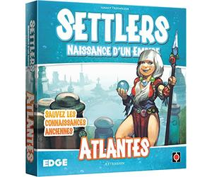 Asmodee Edge | Settlers Naissance d'un Empire - Extension Atlantes | Jeu de Société | À partir de 10 Ans | 1 à 5 Joueurs | 45 à 90 Minutes