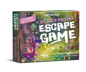 Asmodee Escape Box: Mon Premier Jeu d'évasion, la forêt Magique, Chasse au trésor pour Enfants, 2-5 Joueurs, 5-7 Ans, édition en Italien
