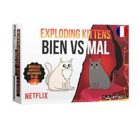 Asmodee Exploding Kittens : Bien VS Mal - Jeu de Cartes d'Ambiance | Adultes & Enfants dès 7 Ans - Roulette Russe - Série Netflix - Jeu de Société Famille - 2 à 5 Joueurs - 15 Min - En Français