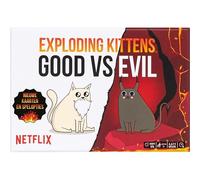 ASMODEE | Exploding Kittens - Good VS Evil | NL | EXPLODING KITTENS | 2-5 PLAYERS | 7+ | 15-30 MINUTES | PARTY GAME | FOR FRIENDS AND FAMILIES |