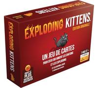 Asmodée Jeu d'ambiance Exploding Kittens - Jeu de base - 2 à 5 joueurs - Dès 7 ans - Français