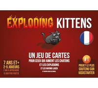 Asmodée Jeu d'ambiance Exploding Kittens - Jeu de base - 2 à 5 joueurs - Dès 7 ans - Français