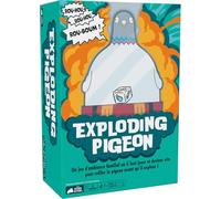 Asmodee - Exploding Pigeon - Jeu d’Ambiance Familial - Exploding Kittens - Dès 7 Ans - 3 Joueurs et + - 10 Min - avec Pigeon sonore - Pigeon Party en Famille - Version Française