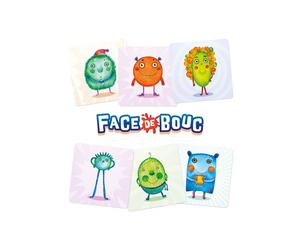 Asmodee Face de Bouc : Jeu de Cartes Mémoire et Créativité, 2-7 joueurs, 57 pièces, Carton Multicolore, 6+ ans, Usage Intérieur