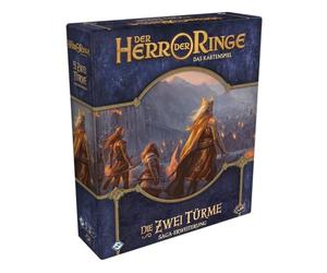 Asmodee Fantasy Flight Games, Le Seigneur des Anneaux LCG - Les Deux Tours, Extension Saga, Jeu d'experts, Jeu de Cartes, 1 à 4 Joueurs, à partir de 14 Ans, 30 Minutes par Joueur, Allemand