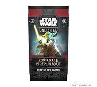 Asmodee - FFG - Star Wars: Unlimited Crépuscule de la République - Booster de 16 Cartes (Modèle aléatoire) - Jeu de Cartes à Collectionner pour Adultes et Enfants dès 12 Ans, Version française